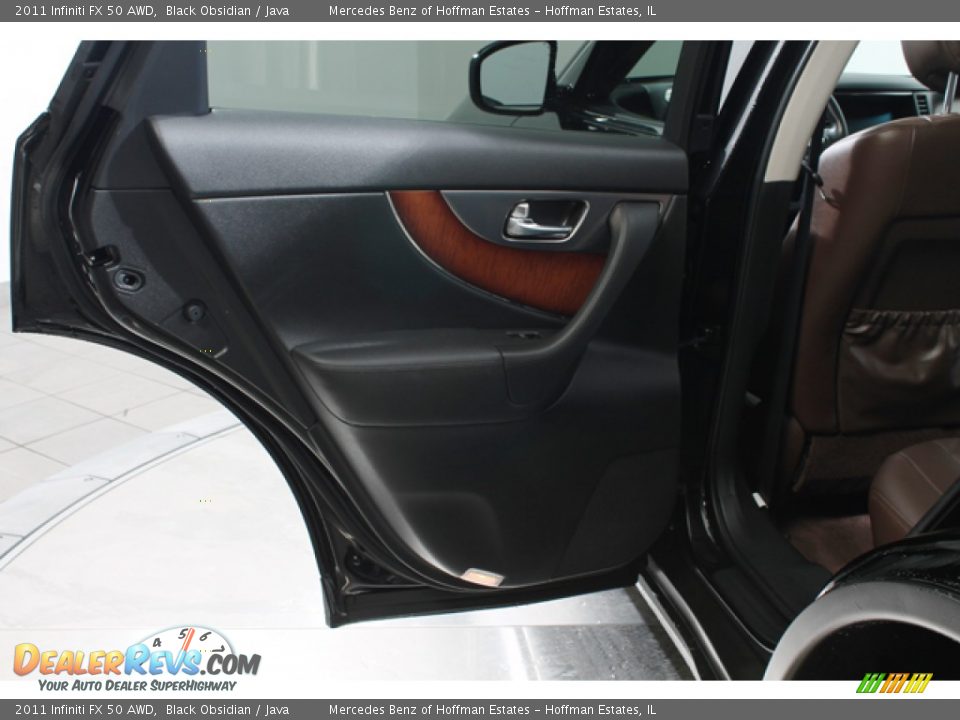 2011 Infiniti FX 50 AWD Black Obsidian / Java Photo #15