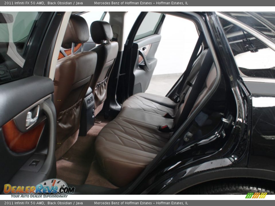 2011 Infiniti FX 50 AWD Black Obsidian / Java Photo #19