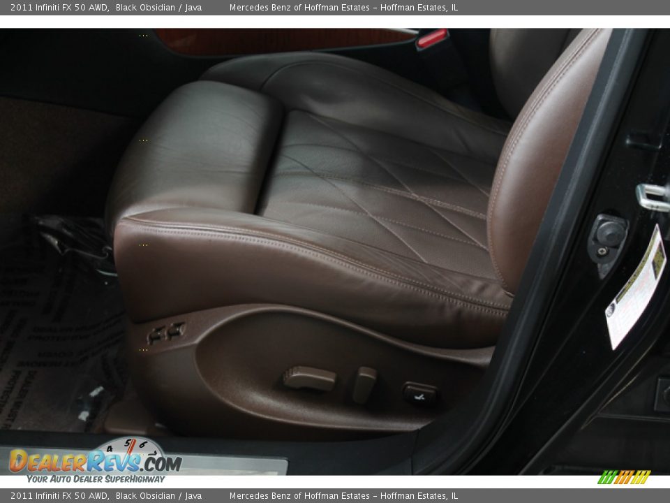 2011 Infiniti FX 50 AWD Black Obsidian / Java Photo #20