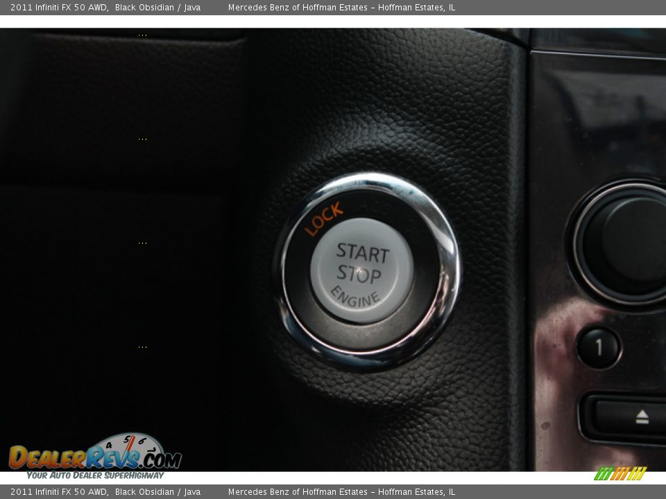 2011 Infiniti FX 50 AWD Black Obsidian / Java Photo #21