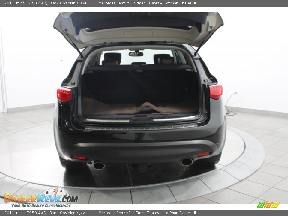 2011 Infiniti FX 50 AWD Black Obsidian / Java Photo #23