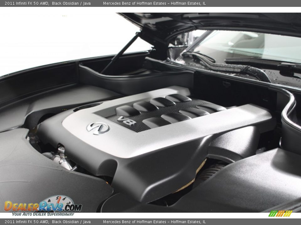 2011 Infiniti FX 50 AWD Black Obsidian / Java Photo #25