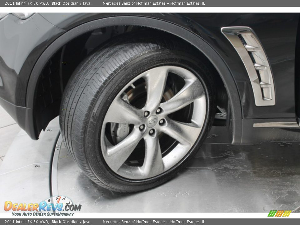 2011 Infiniti FX 50 AWD Black Obsidian / Java Photo #27