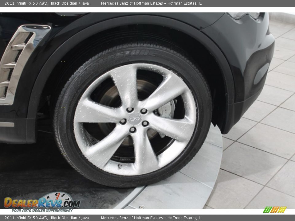 2011 Infiniti FX 50 AWD Black Obsidian / Java Photo #31