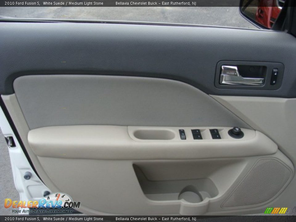 2010 Ford Fusion S White Suede / Medium Light Stone Photo #6