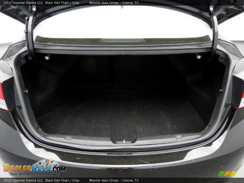 2012 Hyundai Elantra GLS Black Noir Pearl / Gray Photo #9