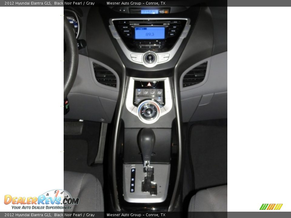 2012 Hyundai Elantra GLS Black Noir Pearl / Gray Photo #23