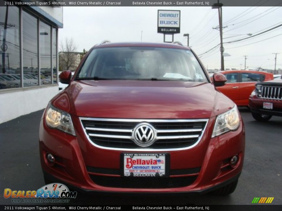 2011 Volkswagen Tiguan S 4Motion Wild Cherry Metallic / Charcoal Photo #2
