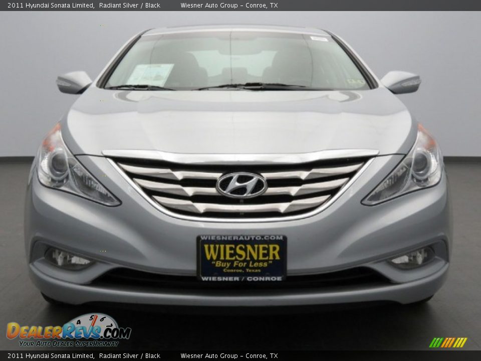 2011 Hyundai Sonata Limited Radiant Silver / Black Photo #2