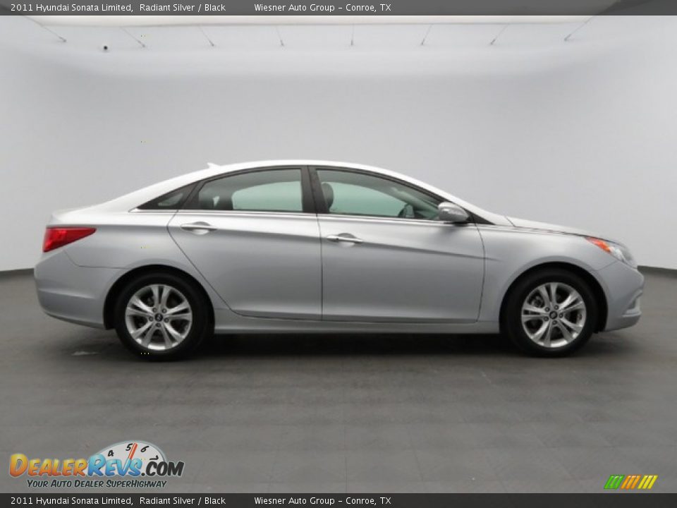 2011 Hyundai Sonata Limited Radiant Silver / Black Photo #4