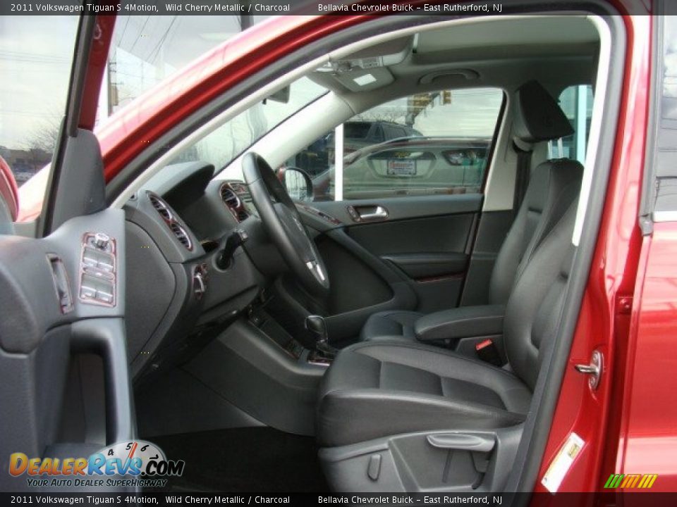 2011 Volkswagen Tiguan S 4Motion Wild Cherry Metallic / Charcoal Photo #6