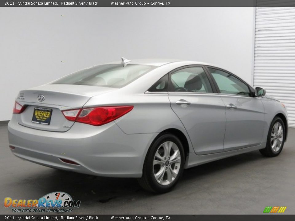 2011 Hyundai Sonata Limited Radiant Silver / Black Photo #5
