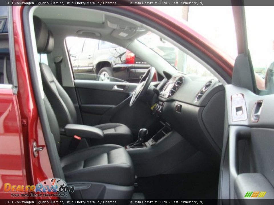 2011 Volkswagen Tiguan S 4Motion Wild Cherry Metallic / Charcoal Photo #7