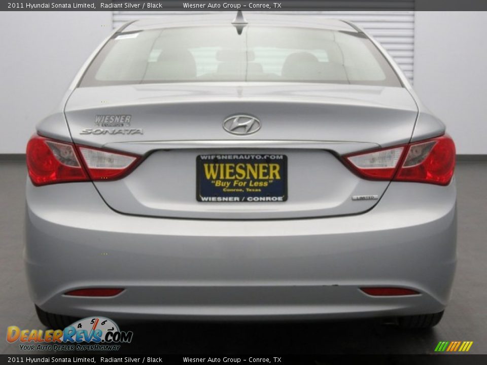 2011 Hyundai Sonata Limited Radiant Silver / Black Photo #6