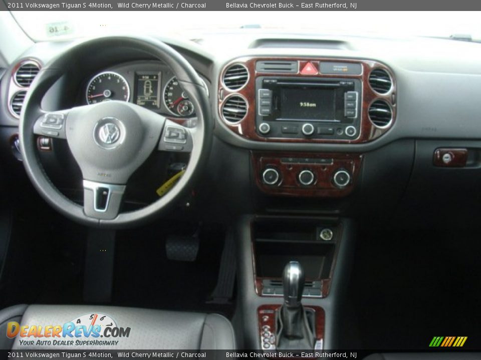 2011 Volkswagen Tiguan S 4Motion Wild Cherry Metallic / Charcoal Photo #8