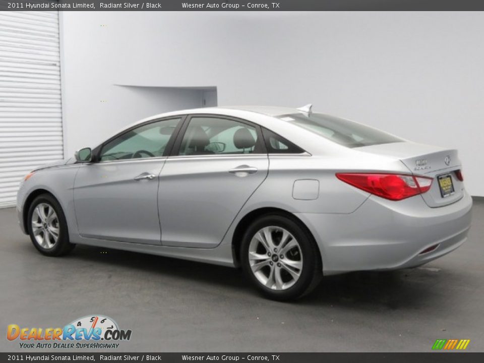 2011 Hyundai Sonata Limited Radiant Silver / Black Photo #7