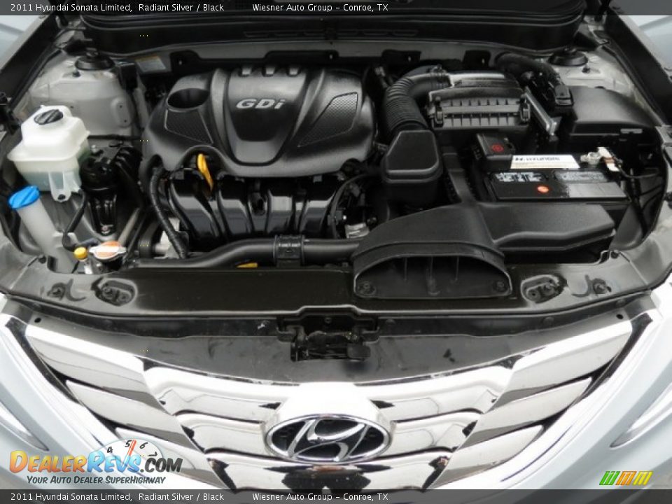 2011 Hyundai Sonata Limited Radiant Silver / Black Photo #10