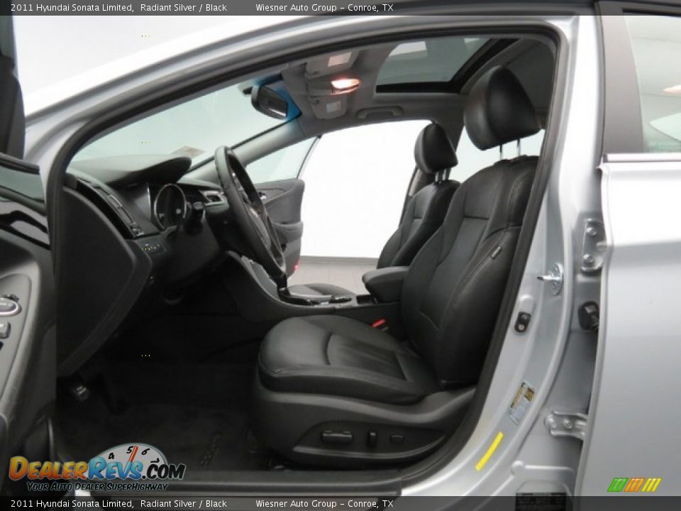 2011 Hyundai Sonata Limited Radiant Silver / Black Photo #12