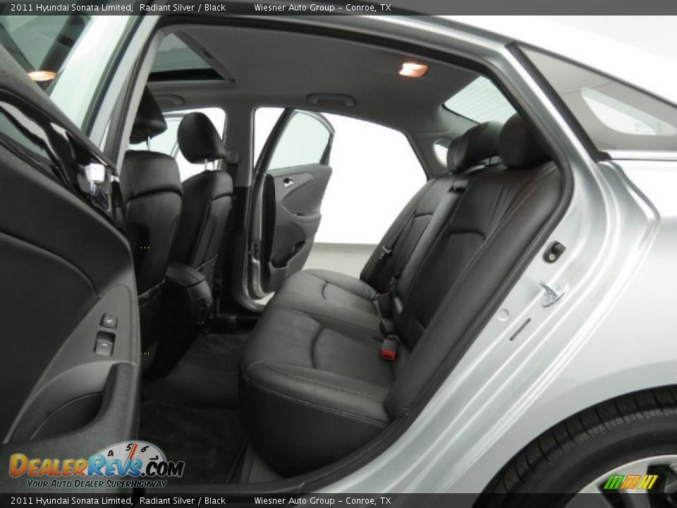 2011 Hyundai Sonata Limited Radiant Silver / Black Photo #16