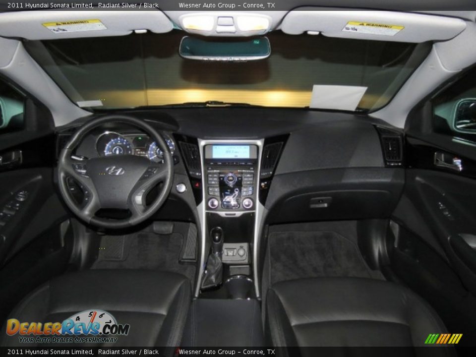 2011 Hyundai Sonata Limited Radiant Silver / Black Photo #18
