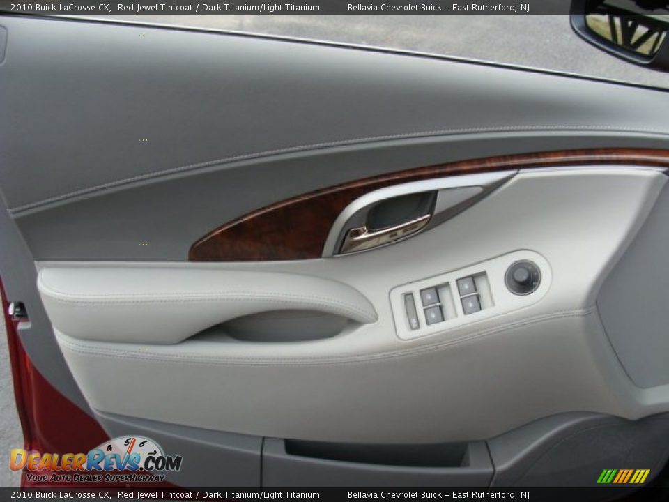 2010 Buick LaCrosse CX Red Jewel Tintcoat / Dark Titanium/Light Titanium Photo #6