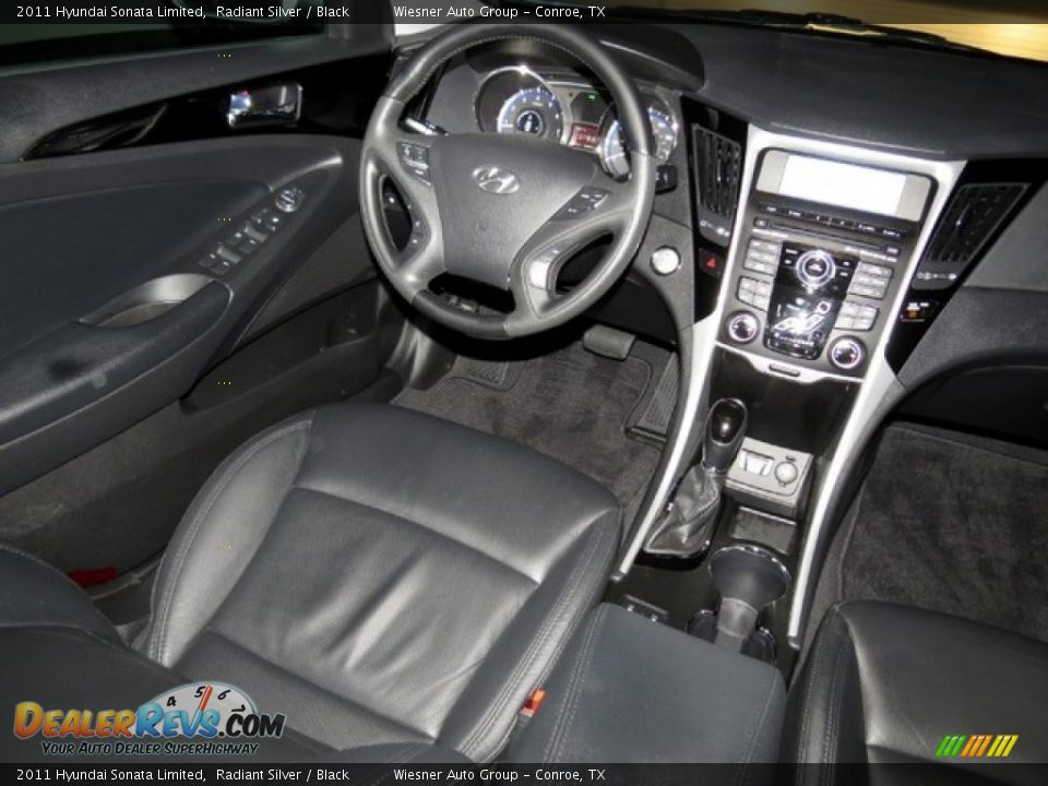 2011 Hyundai Sonata Limited Radiant Silver / Black Photo #19