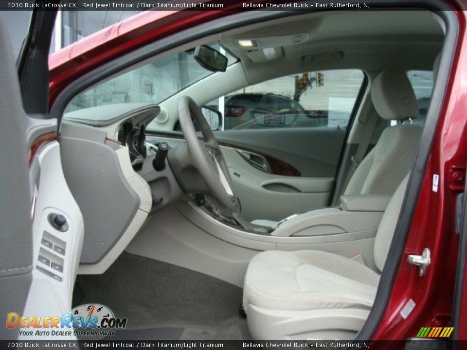 2010 Buick LaCrosse CX Red Jewel Tintcoat / Dark Titanium/Light Titanium Photo #7