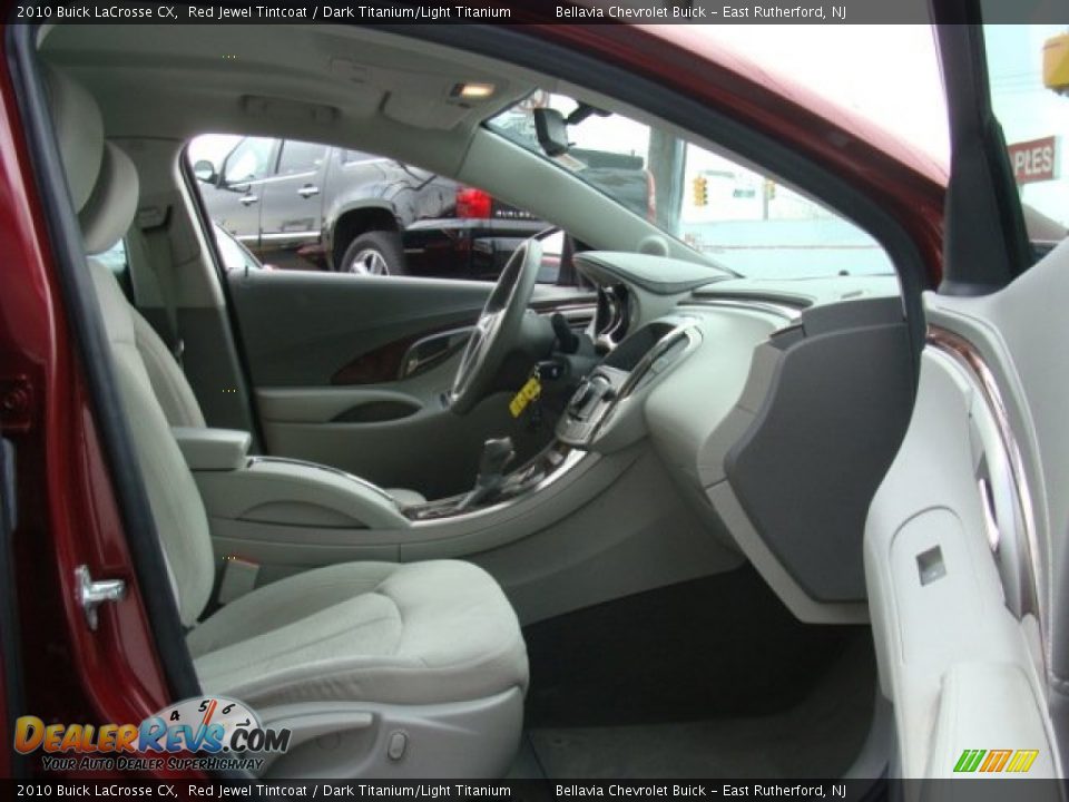 2010 Buick LaCrosse CX Red Jewel Tintcoat / Dark Titanium/Light Titanium Photo #8