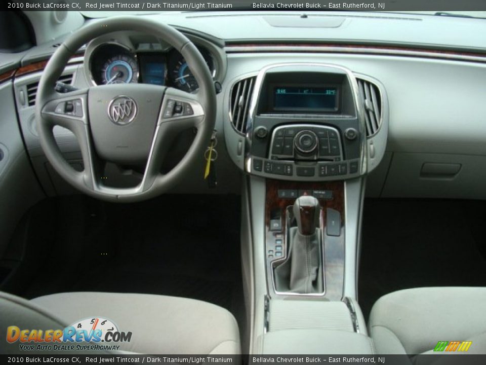 2010 Buick LaCrosse CX Red Jewel Tintcoat / Dark Titanium/Light Titanium Photo #9