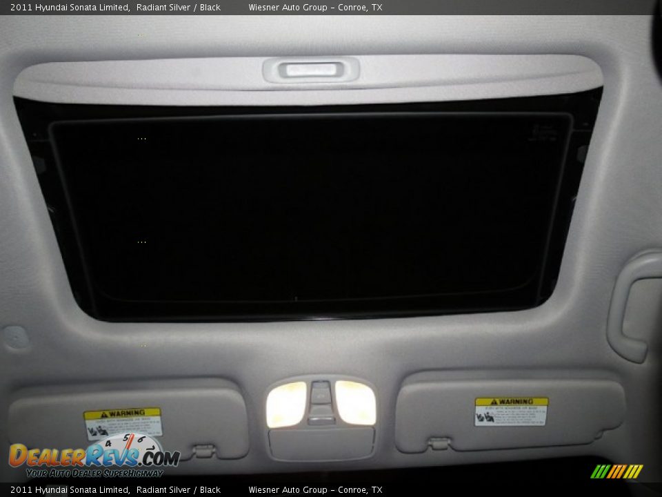 2011 Hyundai Sonata Limited Radiant Silver / Black Photo #22