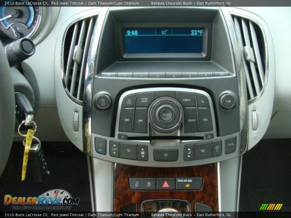 2010 Buick LaCrosse CX Red Jewel Tintcoat / Dark Titanium/Light Titanium Photo #11
