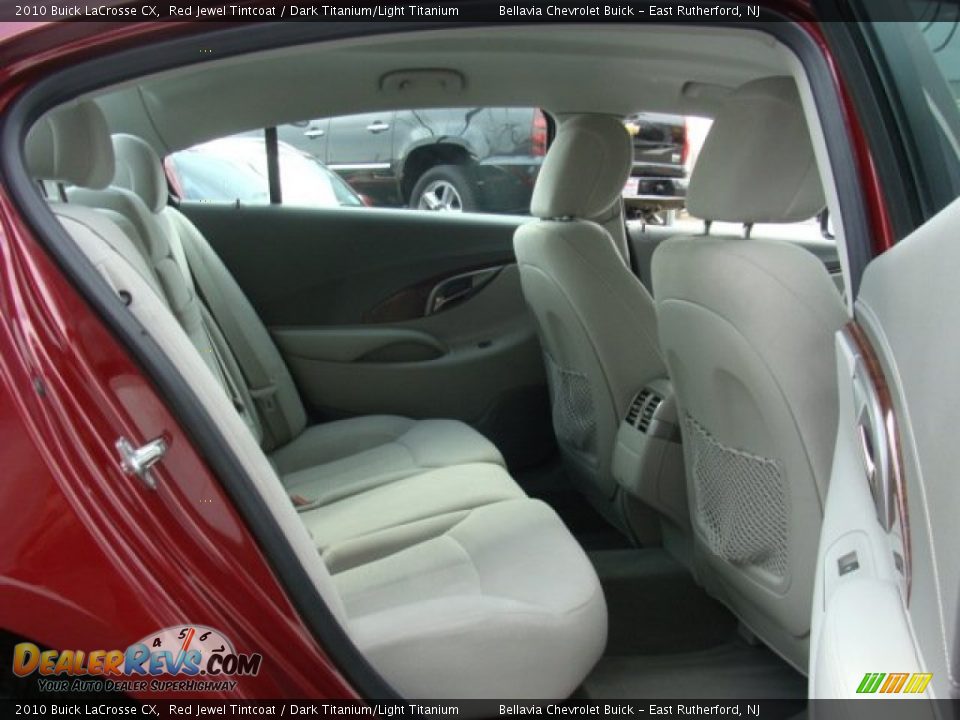 2010 Buick LaCrosse CX Red Jewel Tintcoat / Dark Titanium/Light Titanium Photo #12