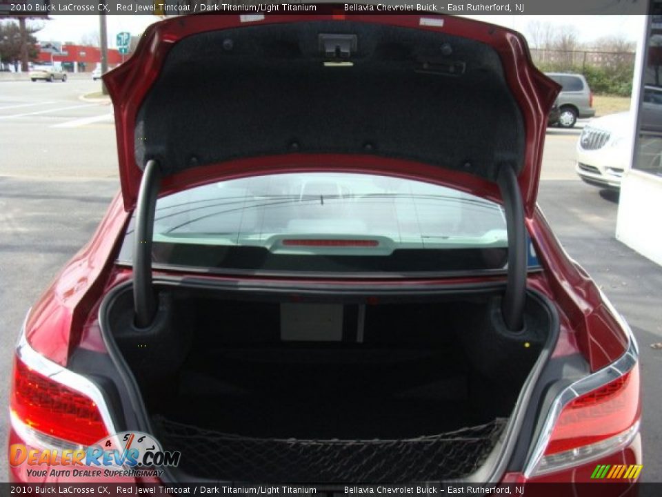 2010 Buick LaCrosse CX Red Jewel Tintcoat / Dark Titanium/Light Titanium Photo #13