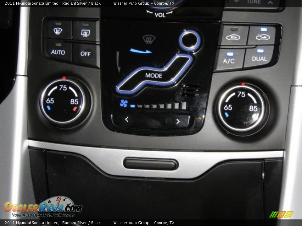 2011 Hyundai Sonata Limited Radiant Silver / Black Photo #26
