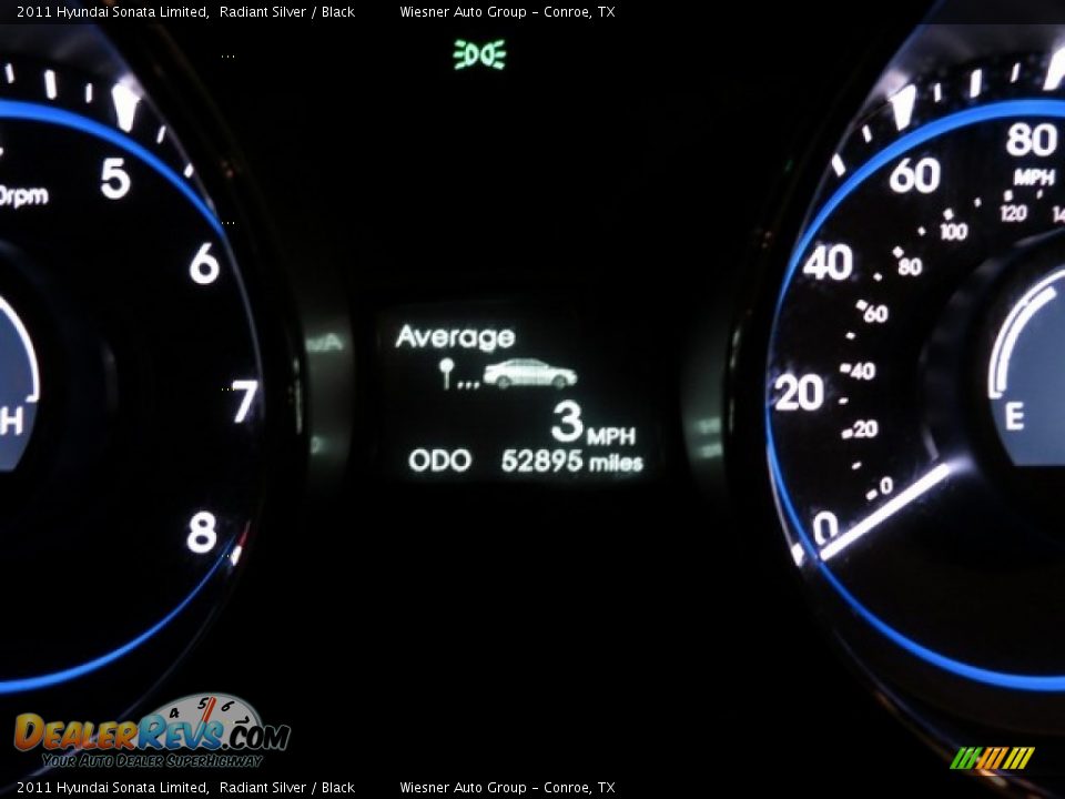 2011 Hyundai Sonata Limited Radiant Silver / Black Photo #29