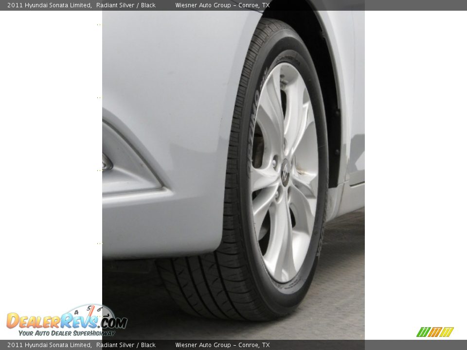 2011 Hyundai Sonata Limited Radiant Silver / Black Photo #30