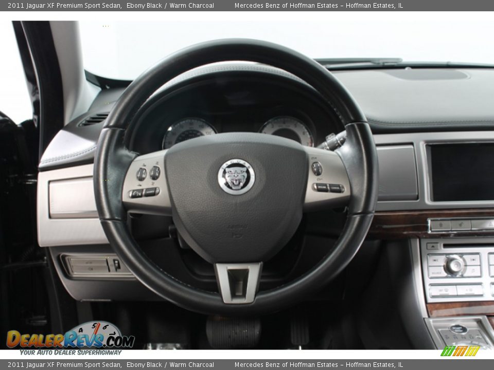 2011 Jaguar XF Premium Sport Sedan Steering Wheel Photo #7