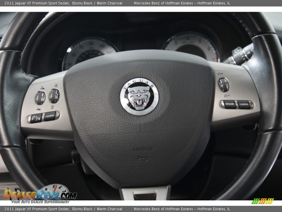 Controls of 2011 Jaguar XF Premium Sport Sedan Photo #8