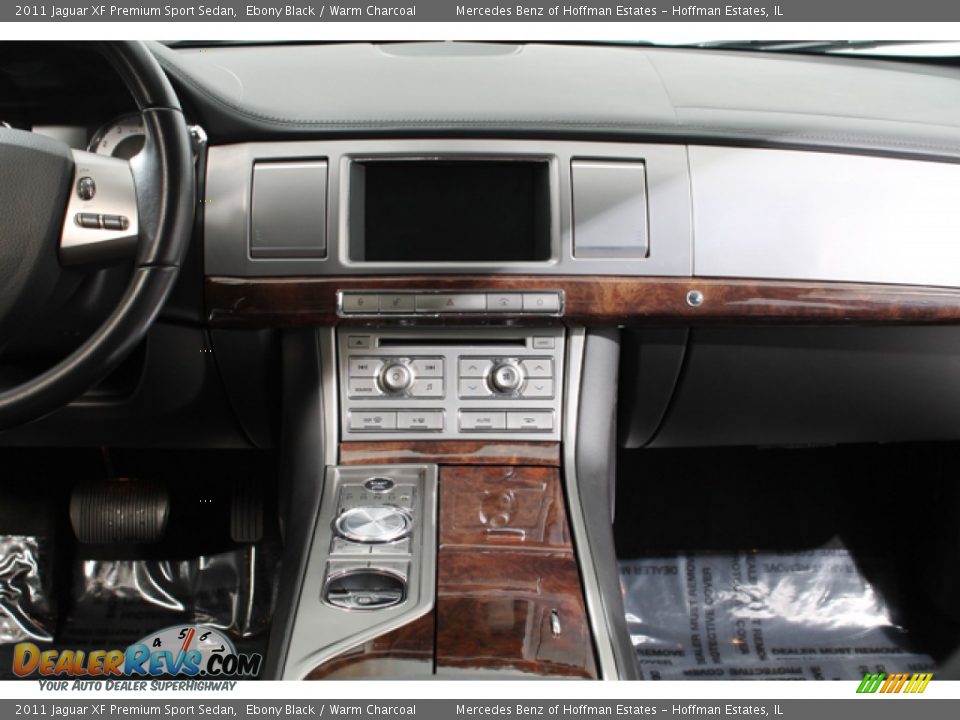 2011 Jaguar XF Premium Sport Sedan Ebony Black / Warm Charcoal Photo #9