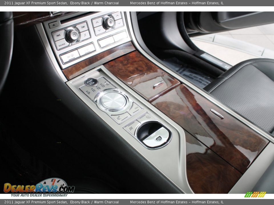 2011 Jaguar XF Premium Sport Sedan Ebony Black / Warm Charcoal Photo #12