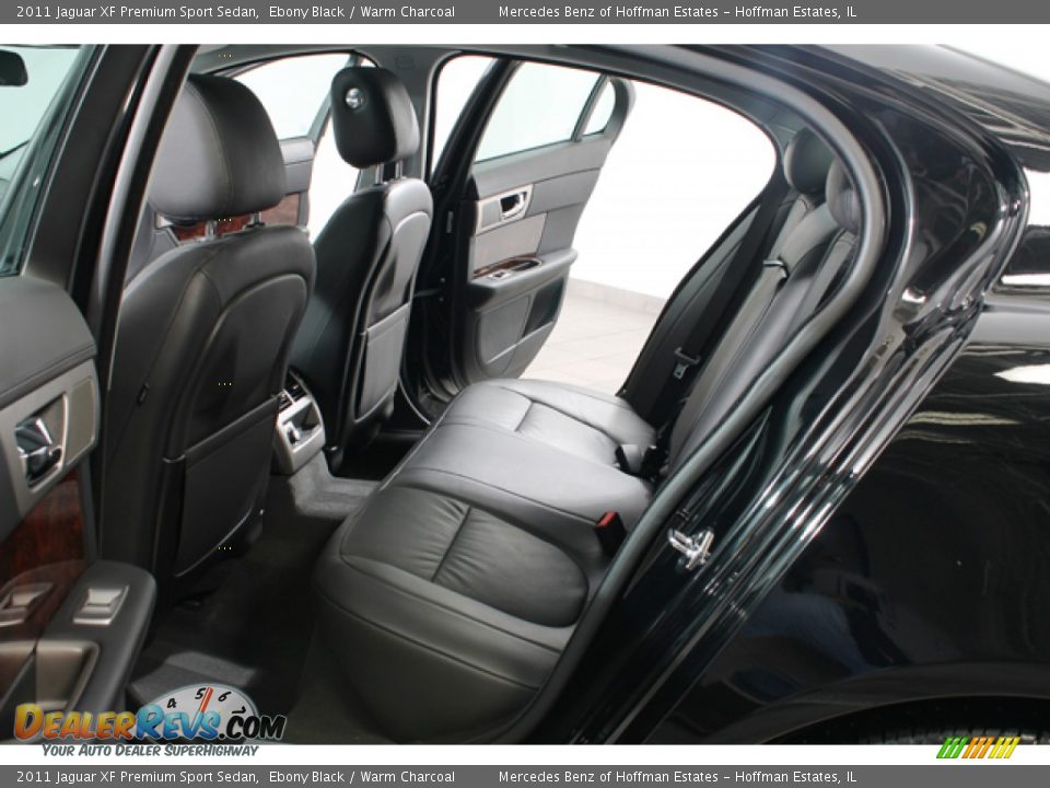 2011 Jaguar XF Premium Sport Sedan Ebony Black / Warm Charcoal Photo #19