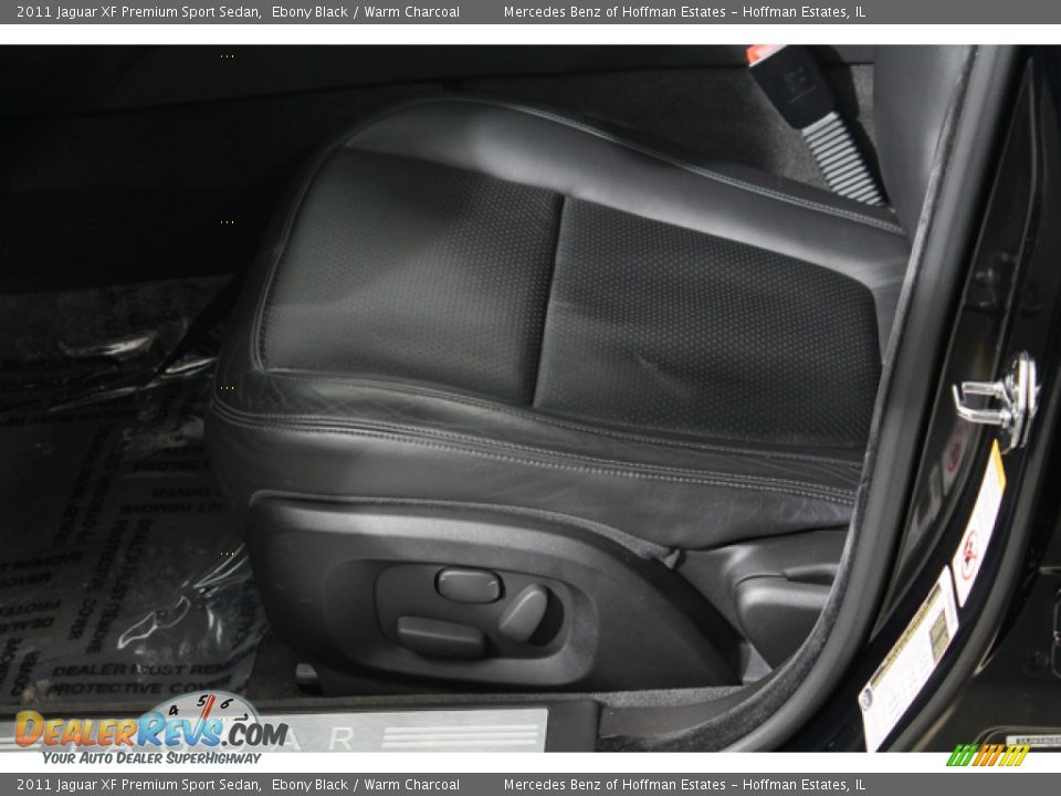 2011 Jaguar XF Premium Sport Sedan Ebony Black / Warm Charcoal Photo #20