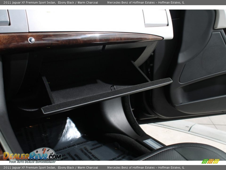 2011 Jaguar XF Premium Sport Sedan Ebony Black / Warm Charcoal Photo #21