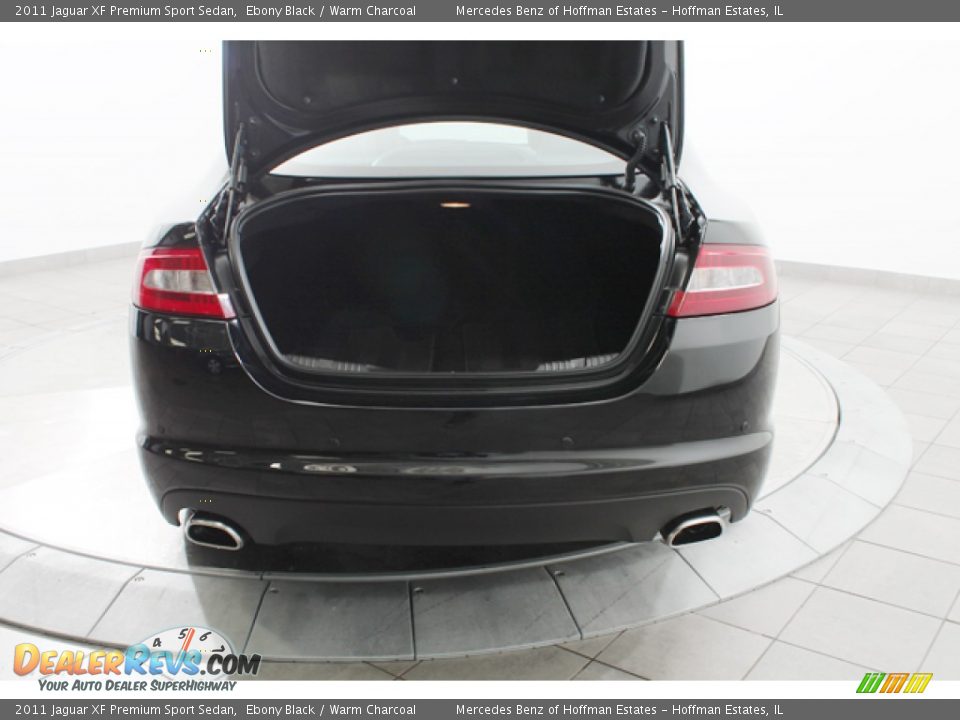 2011 Jaguar XF Premium Sport Sedan Ebony Black / Warm Charcoal Photo #23