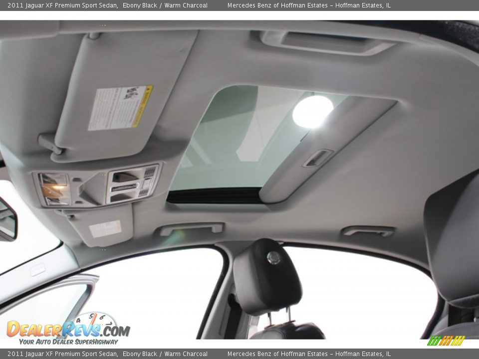 Sunroof of 2011 Jaguar XF Premium Sport Sedan Photo #24