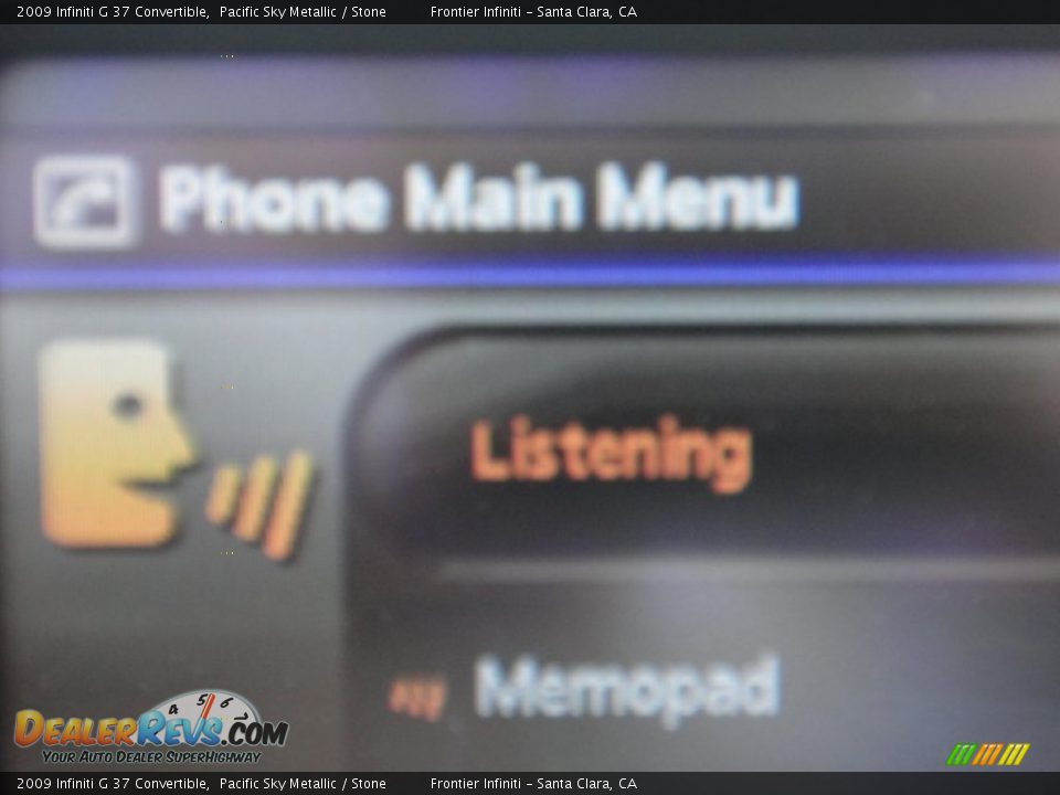 2009 Infiniti G 37 Convertible Pacific Sky Metallic / Stone Photo #20