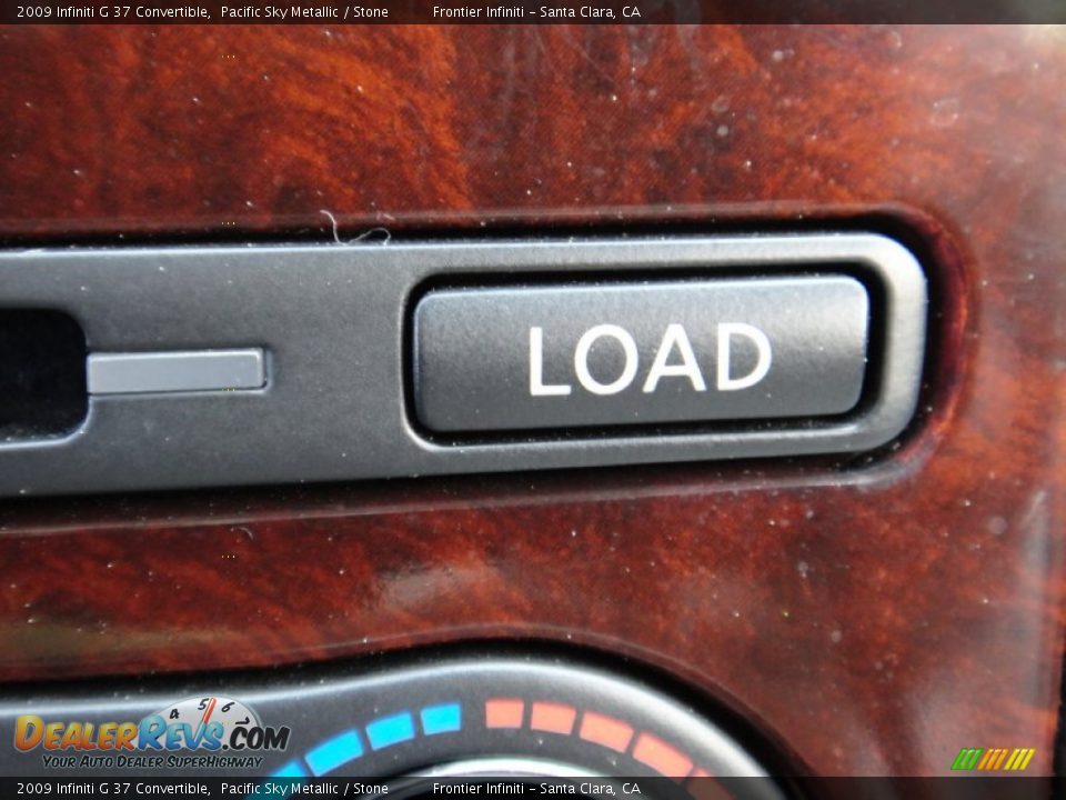 2009 Infiniti G 37 Convertible Pacific Sky Metallic / Stone Photo #21