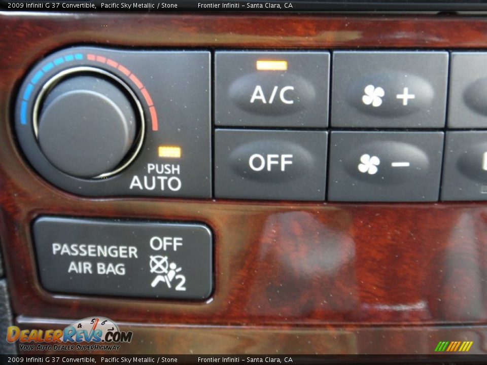 2009 Infiniti G 37 Convertible Pacific Sky Metallic / Stone Photo #23