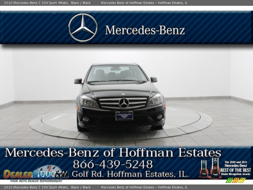 2010 Mercedes-Benz C 300 Sport 4Matic Black / Black Photo #3