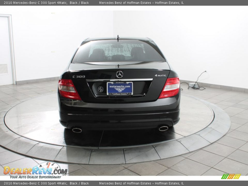 2010 Mercedes-Benz C 300 Sport 4Matic Black / Black Photo #4